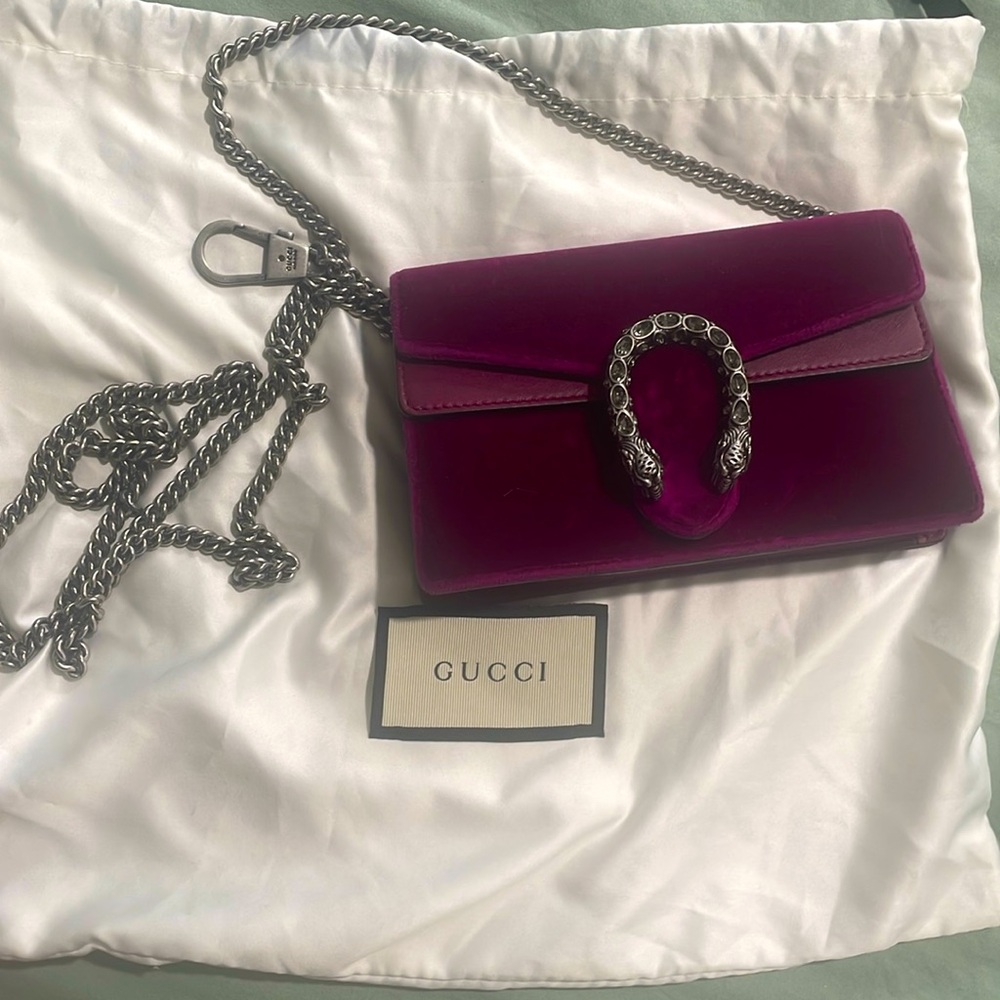 Velvet Dionysus Mini Bag in excellent condition
